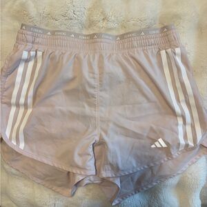 adidas Light Pink Performance Running Shorts